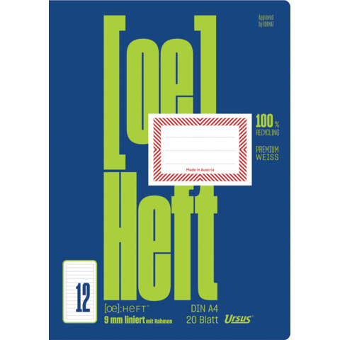 Schreibblock DIN A4  20 Blatt